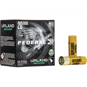 eral Upland Steel 20 Gauge 2-3/4 #7-1/2 Steel Shot 3/4 Oz Case Of 250 (10 Boxes Of 25) Ammo