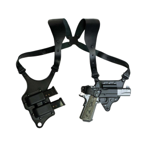 Galco Parabellum 2.0 Shoulder Holster Right Hand Glock 17, 19, 19X, 22, 23, 26, 27, 31, 32, 33, 38, 45, 47 Kydex Black - Galco