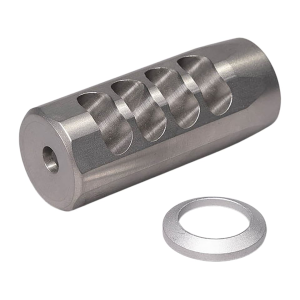 Christensen Arms Side Baffle Muzzle Brake 223 Caliber 1/2"-28 Thread Stainless Steel - Christensen Arms