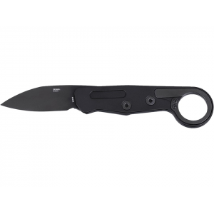 CRKT Provoke EDC Pocket Knife 2.56" Drop Point D2 Titanium Nitride Blade Aluminum Handle Black - Crkt