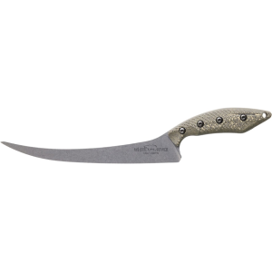 White River Knives Step-Up Fillet Knife 8.5" Trailing Point CPM S35VN Stonewashed Blade Richlite Handle Maple/Black - White River Knives