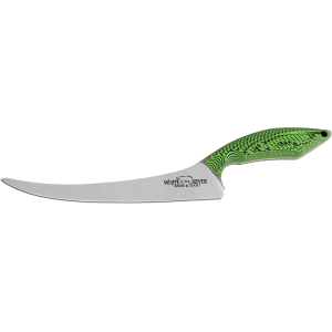 White River Knives Step-Up Fillet Knife 8.5" Trailing Point CPM S35VN Stonewashed Blade G-10 Handle Green/Black - White River Knives