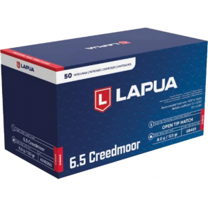 ua Scenar 6.5 Creedmoor 123 Grain Open Tip Match Box Of 50 Ammo