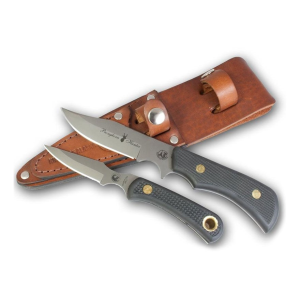 Knives of Alaska Trekker Pronghorn Hunter/Cub Bear Combination Fixed Blade Knife Set D2 Tool Steel Blades SureGrip Handle Black