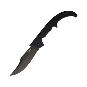 Cold Steel Espada XL Pocket Knife 7.5" Clip Point AUS-10 Black Blade G-10 Handle Black - Cold Steel