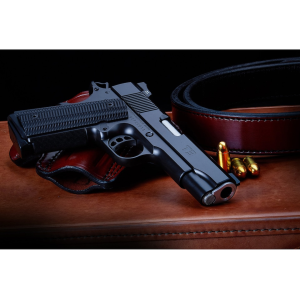 Nighthawk Custom T3 9mm Luger Pistol 4" Barrel 7+1 Round Black Nitride Slide Black Grip Black Nitride Frame