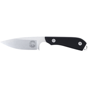 White River Knives M1 Pro Fixed Blade Knife 3" Drop Point CPM MagnaCut Stonewashed Blade G-10 Handle Black - White River Knives