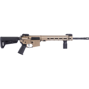 MAXIM Defense Md:15l Semi Automatic Rifle 5.56x45mm Nato 16" Fluted Black Threaded Barrel Flat Dark Earth Frame Black Pistol Grip