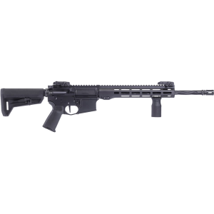MAXIM Defense Md:15l Semi Automatic Rifle 5.56x45mm Nato 16" Fluted Black Threaded Barrel Black Frame Black Pistol Grip