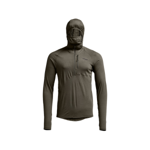 Sitka Gear Men's Core 120 Long Sleeve Hoodie Merino Wool Base Layer Shirt Pyrite 2XL