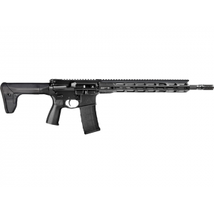 RISE Armament Watchman Semi Automatic Rifle 223 Wylde 16" Black Nitride Threaded Barrel Anodized Black Frame Black Collapsible Stock