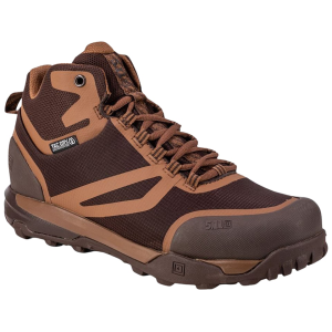 5.11 Men's A/T Mid WP Waterproof Tactical Shoes Polyester Umber Brown 8.5 D - 5.11