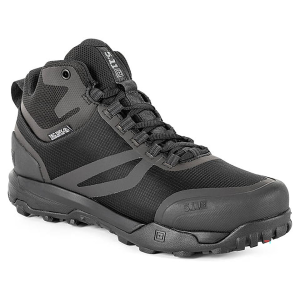 5.11 Men's A/T Mid WP Waterproof Tactical Shoes Polyester Black 11.5 EE - 5.11