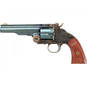 Taylor's & Company Second Model Schofield 45 Colt (Long Colt) Revolver 7" Blued Barrel 6 Round Walnut Grip Case Hardened Frame - Taylor's & Company