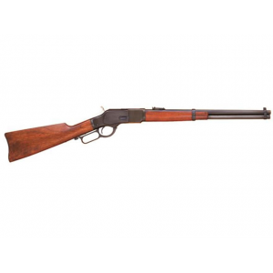 Cimarron Firearms 1873 Carbine Lever Action Rifle 45 Colt (Long Colt) 19" Blued Barrel Blued Frame Walnut Straight Grip Stock - Cimarron Firearms