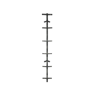 Hawk Traction Treestand Climbing Stick 20' Steel Gray - Hawk Treestands