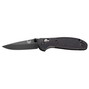 Benchmade 556 Mini-Griptilion Pocket Knife 2.91" Drop Point CPM S30V Black Blade Glass Reinforced Nylon (GRN) Handle Black - Benchmade