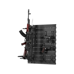 Savior Equipment Half Wall Rack Gun Storage System Black - Savior Equipment