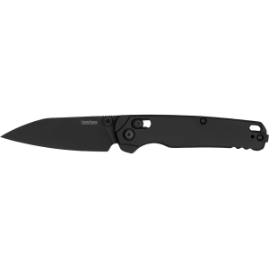 Kershaw Bel Air Pocket Knife 3.1" Reverse Tanto CPM MagnaCut Black PVD Blade Aluminum Handle Black - Kershaw