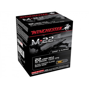chester M-22 22LR 40 Grain Plated Round Nose Case Of 2000 (2 Boxes Of 1000) Ammo