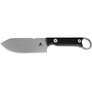 White River Knives Firecraft 3.5 Pro Fixed Blade Knife 3.5" Drop Point CPM S35VN Stonewashed Blade G-10 Handle Black - White River Knives