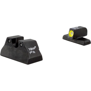 Trijicon HD Night Sight Set HK USP Compact Steel Matte 3-Dot Tritium Green with Yellow Front Dot Outline
