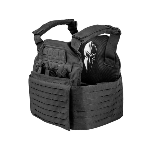 Spartan Armor Achilles Laser Cut Plate Carrier Black - Spartan Armor