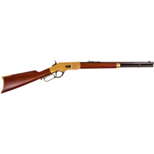 CIMARRON Firearms 1866 Yellowboy Short Lever Action Rifle 45 Colt (long Colt) 20" Blued Barrel Brass Frame Walnut Straight Grip Stock