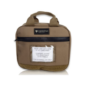 CrossTac Ammo Fortress Ammo Carrier Pouch 120 Round Nylon Coyote Brown - Crosstac