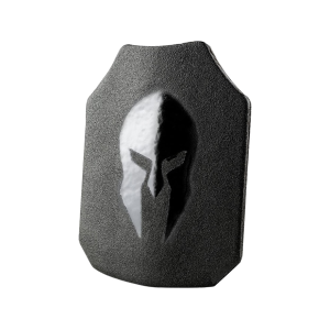 Spartan Armor Spartan AR550 Steel Body Armor Stand Alone Ballistic Plate III 10"x12" Single Curve Full Coat - Spartan Armor