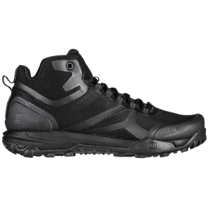5.11 Men's A/T Mid Non-Metallic Toe Tactical Shoes Leather/Synthetic Black 14 D - 5.11