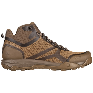 5.11 Men's A/T Mid Non-Metallic Toe Tactical Shoes Leather/Synthetic Dark Coyote 14 D - 5.11