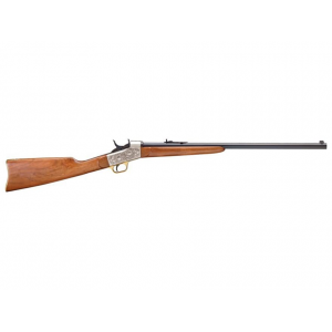 Pedersoli Mississippi Rolling Block Single Shot Rifle 38-55 WCF 26" Blued Barrel Nickel Frame Walnut Straight Grip Stock - Pedersoli