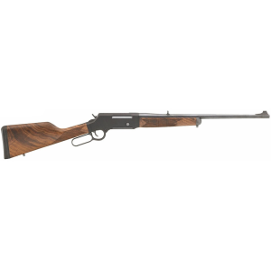 HENRY Long Ranger Lever Action Rifle 223 Remington 20" Blued Barrel Anodized Black Frame Walnut Straight Grip Stock Iron Sights