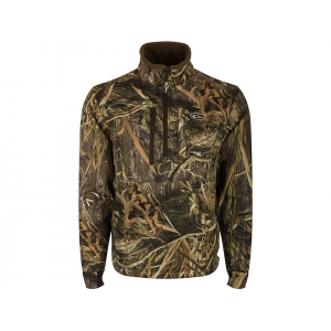Drake Men's MST G-Flex Eqwader Quarter Zip Jacket Mossy Oak Shadow Grass Habitat XL