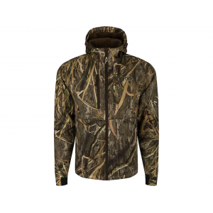 Drake Men's MST Full Zip Hole Shot Hooded Jacket Mossy Oak Shadow Grass Habitat XL