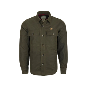 MCALISTER Men's Waxed Shirt Jacket Olive Medium