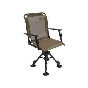 ALPS OutdoorZ Stealth Hunter Deluxe Swivel Blind Hunting Chair Brown - Alps Outdoorz