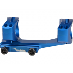 Warne 1-Piece Gen 2 Extended SKEL MSR Scope Mount Picatinny-Style with 30mm Rings Blue - Warne