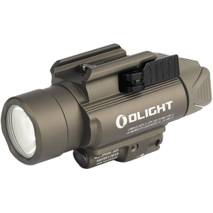 Olight Baldr Pro Weapon Light with Green Laser for Picatinny Rail Desert Tan - Olight