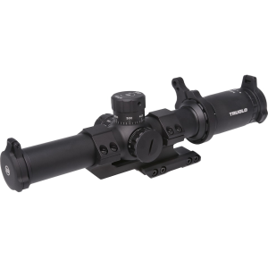 TRUGLO Tru-Brite Rifle Scope 1-6x 24mm Illuminated Power Ring Duplex Mil Dot Reticle Matte Black