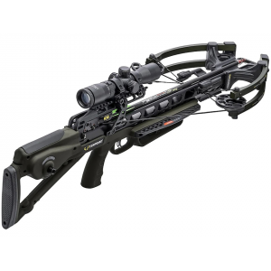 TenPoint Turbo X Crossbow with RangeMaster 100 Scope ACUslide Moss Green - Tenpoint