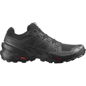 SALOMON Men's Speedcross 6 Hiking Shoes Synthetic Black/Black/Phantom 9.5 EE