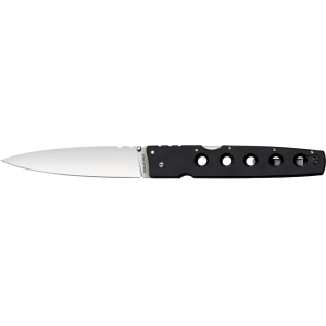 Cold Steel Hold Out Pocket Knife 6" Spear Point CPM S35VN Polished Blade G-10 Handle Black - Cold Steel