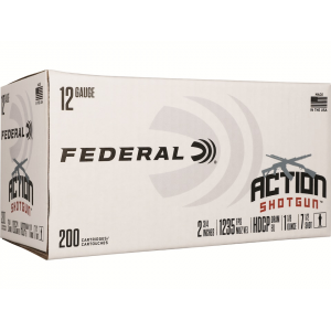 eral Action 12 Gauge 2-3/4 #7-1/2 Lead Shot 1-1/8 Oz Box Of 200 Ammo