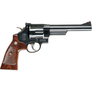 Smith & Wesson Model 29 44 Remington Magnum Revolver 6.5" Blued Barrel 6 Round Wood Grip