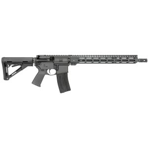 Midwest Industries MI-15F Semi Automatic Rifle 223 Wylde 16" Black Threaded Barrel Anodized Black Frame Black Adjustable Stock 15" M-LOK Handguard