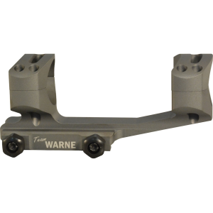 Warne 1-Piece Gen 2 Extended SKEL MSR Scope Mount Picatinny-Style with 1" Rings Tactical Gray - Warne