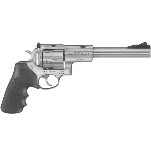Ruger Super Redhawk 44 Remington Magnum Revolver 7.5" Stainless Barrel 6 Round Black Grip