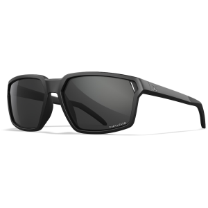 Wiley X Men's Sierra Sunglasses Matte Black Frame Captivate Gray Lens - Wiley X